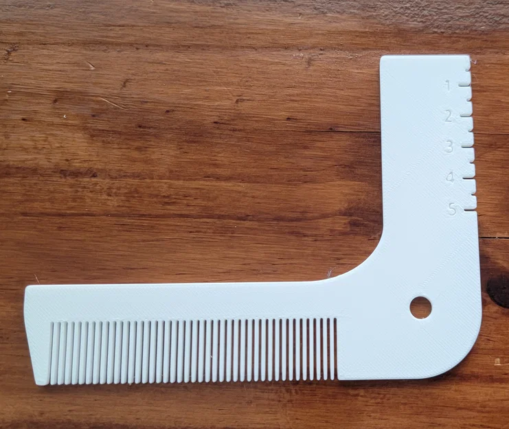 Lược râu góc sắc hơn (Beard Comb Sharper Angle) - Image 1