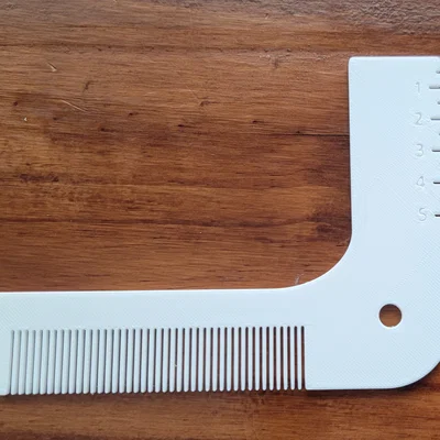 Lược râu góc sắc hơn (Beard Comb Sharper Angle)