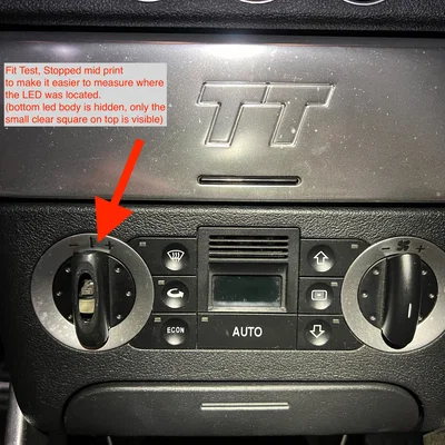 Núm bật/tắt điều khiển nhiệt độ cho Audi TT 2001–06