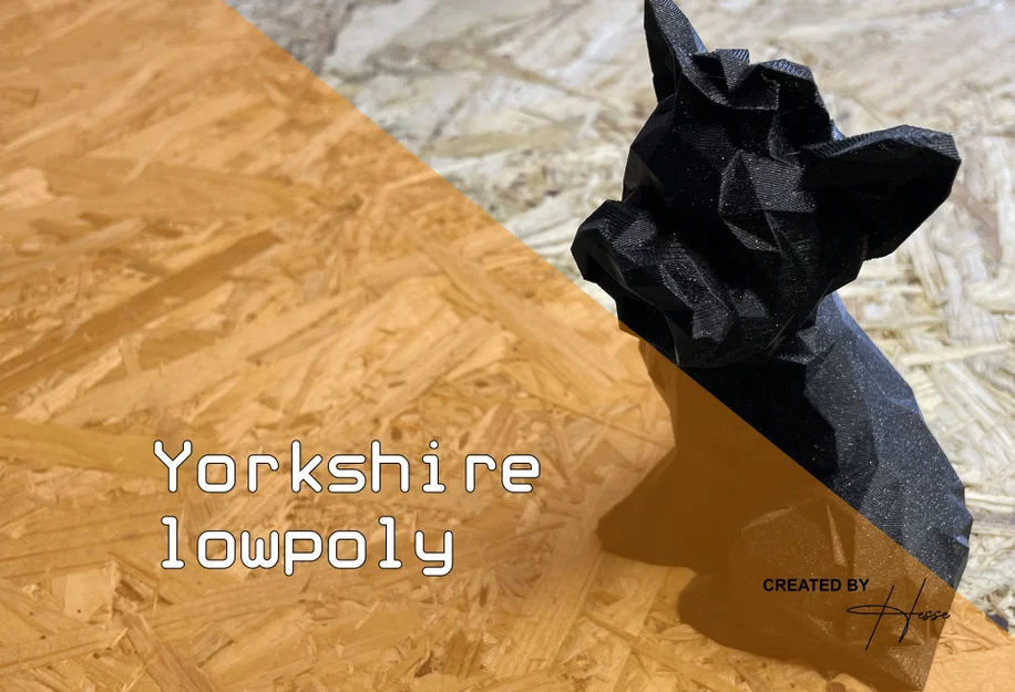 Yorkshire lowpoly (Trang trí) (Không cần Supports!) FIXED - Image 1