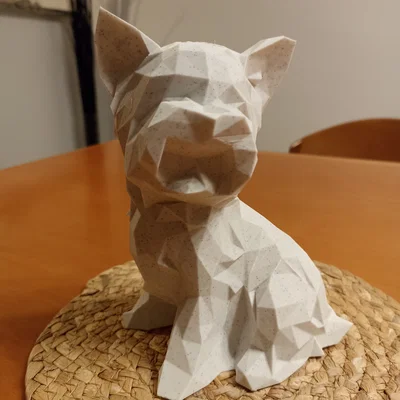 Yorkshire Terrier không có nơ (Low poly/không cần supports)