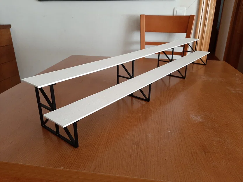 Khán đài 2 tầng để trưng bày đồ in 3D (Bleachers for 3D Prints Display) - Image 1