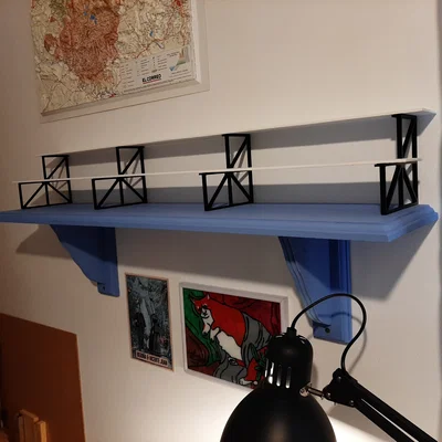 Khán đài 2 tầng để trưng bày đồ in 3D (Bleachers for 3D Prints Display)