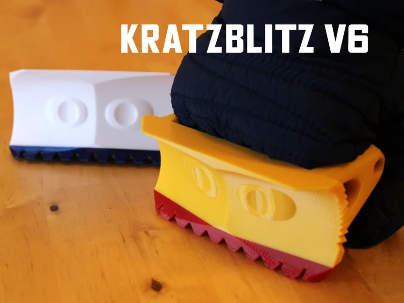 Kratzblitz – Dụng cụ cạo & bẻ băng siêu cứng, đa năng (ice scraper & plow pow) - Image 1