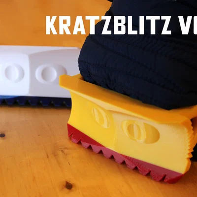 Kratzblitz – Dụng cụ cạo & bẻ băng siêu cứng, đa năng (ice scraper & plow pow)