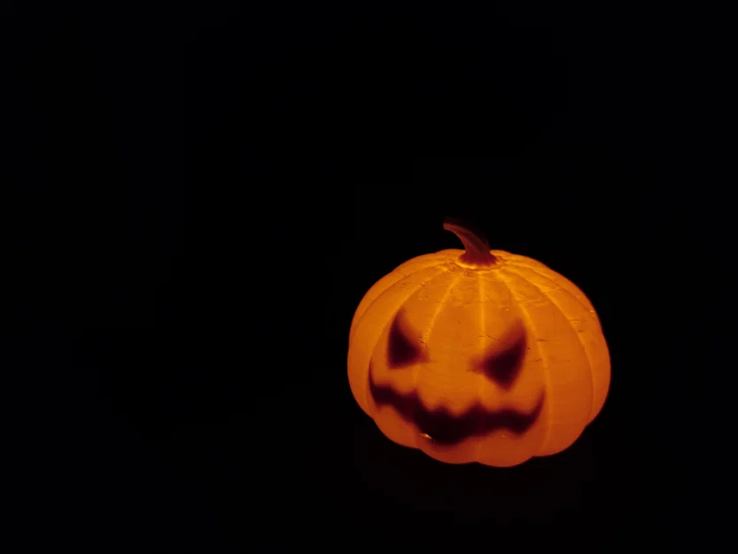 Nắp Bí Ngô Hai Mặt cho Đèn Tea Light (Two faced pumpkin tea light) - Image 3