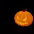 Nắp Bí Ngô Hai Mặt cho Đèn Tea Light (Two faced pumpkin tea light) - Thumbnail 4