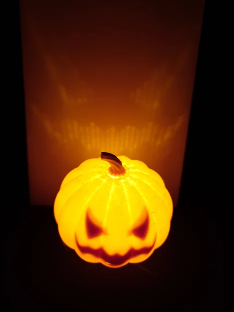Nắp Bí Ngô Hai Mặt cho Đèn Tea Light (Two faced pumpkin tea light) - Image 5