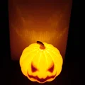 Nắp Bí Ngô Hai Mặt cho Đèn Tea Light (Two faced pumpkin tea light) - Thumbnail 5