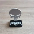 Mô hình trang trí để bàn biểu tượng The Punisher in 3D độc đáo - Thumbnail 1