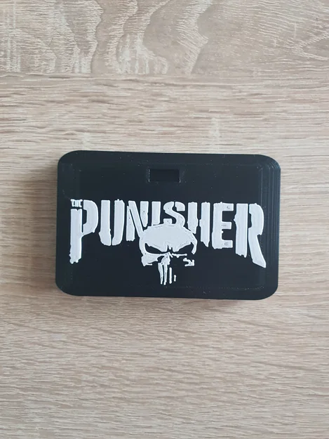 Mô hình trang trí để bàn biểu tượng The Punisher in 3D độc đáo - Image 2