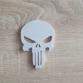Mô hình trang trí để bàn biểu tượng The Punisher in 3D độc đáo - Thumbnail 3