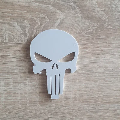 Mô hình trang trí để bàn biểu tượng The Punisher in 3D độc đáo