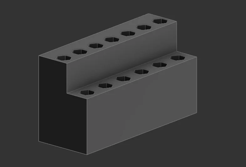 Giá treo mũi khoan Honeycomb Storage Wall Drill bit holder (HSW) - Image 3