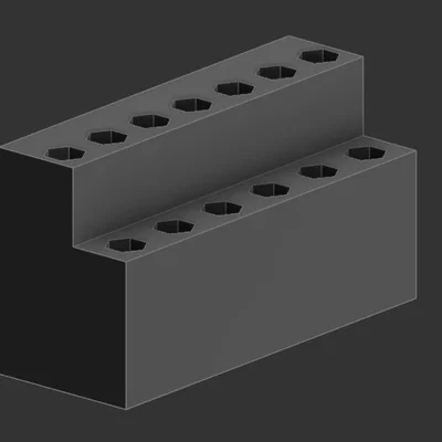 Giá treo mũi khoan Honeycomb Storage Wall Drill bit holder (HSW)