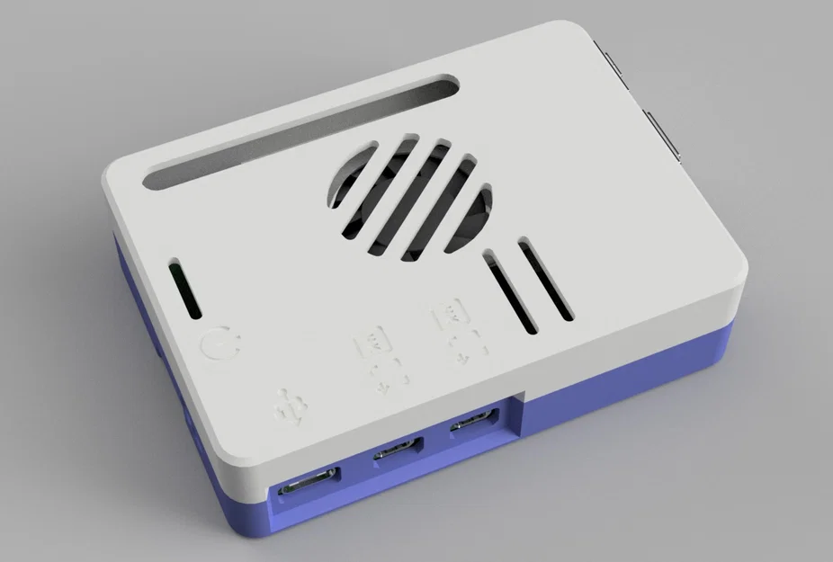 Vỏ case Raspberry Pi 5 phong cách Adafruit - Thiết kế Snap-fit tiện lợi - Image 1
