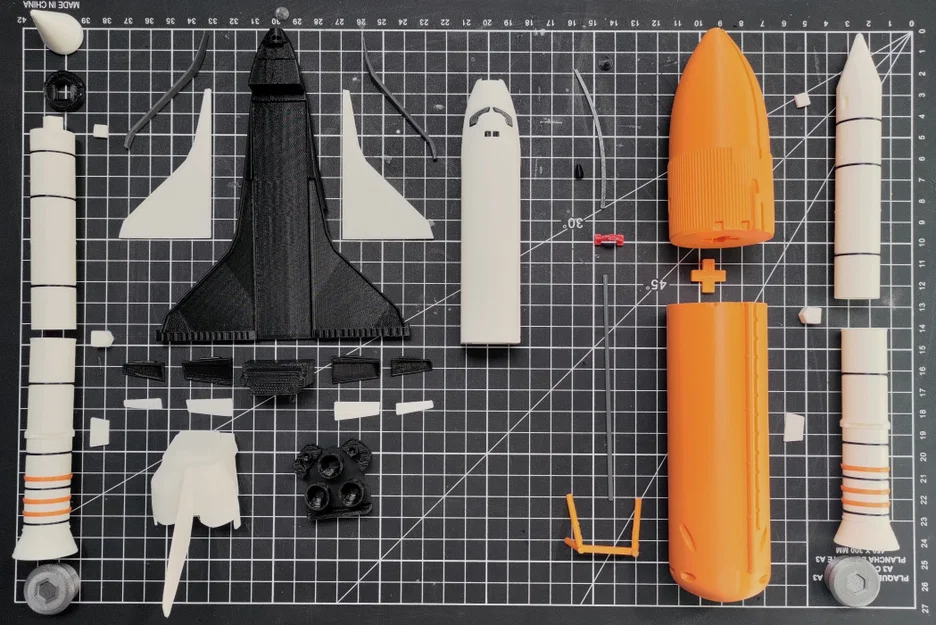 SPACE SHUTTLE – Model tàu con thoi NASA tỉ lệ 1:200 để in 3D - Image 2