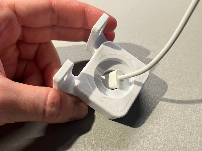 Giá đỡ sạc Apple Watch USB-C cho pegboard IKEA Skadis - Image 5