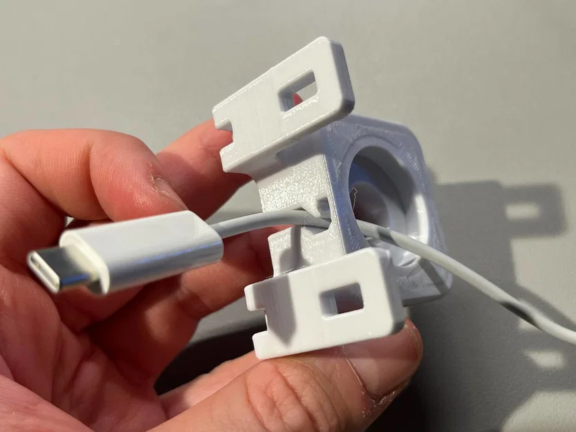 Giá đỡ sạc Apple Watch USB-C cho pegboard IKEA Skadis - Image 6