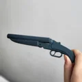Giá kẹp tiền shotgun nòng đôi V1 (Double Barrel shotgun money holder V1) - Thumbnail 1