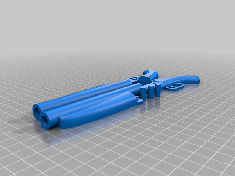 Giá kẹp tiền shotgun nòng đôi V1 (Double Barrel shotgun money holder V1) - Image 2