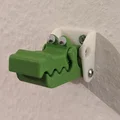 Móc kẹp túi kiểu croco tự nhả (Self releasing croco bag clamp hook) - Thumbnail 1