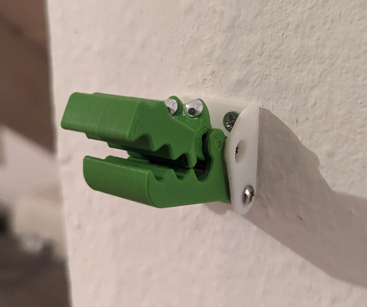 Móc kẹp túi kiểu croco tự nhả (Self releasing croco bag clamp hook) - Image 3