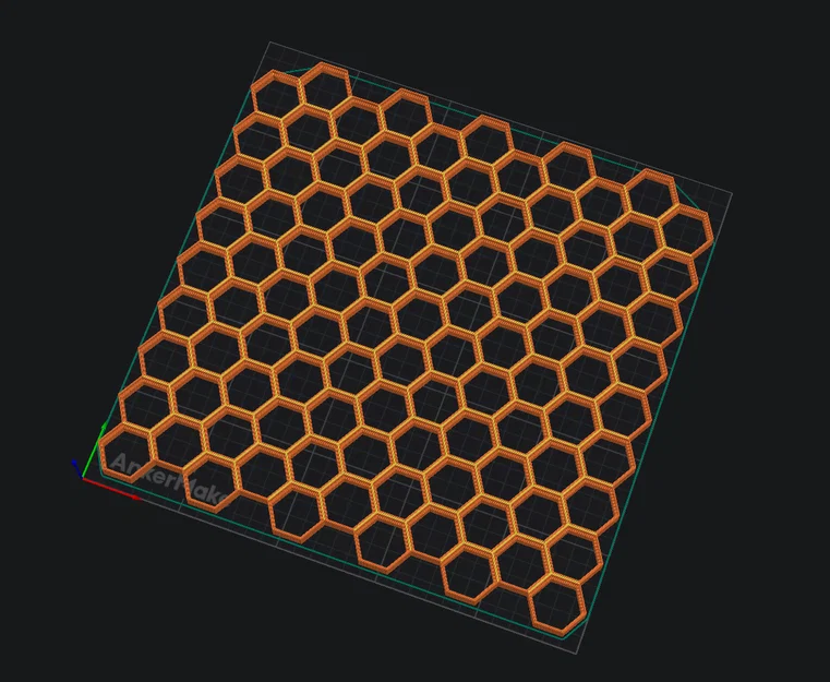 Honeycomb Storage Wall tối ưu bed AnkerMake M5/M5C (235×235 & 220×220) - Image 1