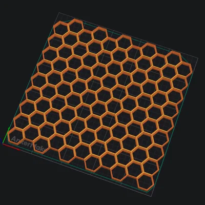 Honeycomb Storage Wall tối ưu bed AnkerMake M5/M5C (235×235 & 220×220)
