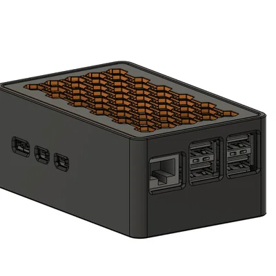 Vỏ đáy Raspberry Pi 5 & PineberryPi HatDrive! Bottom Case