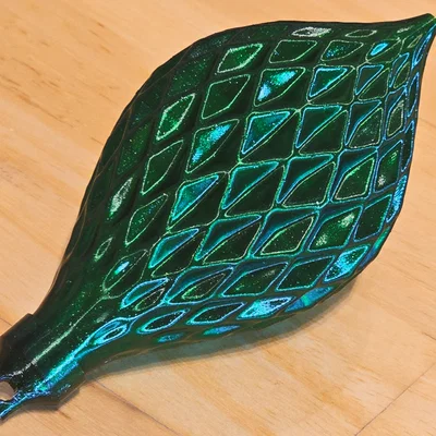 Cap có lỗ cho ornament 100% kích thước, không cần support