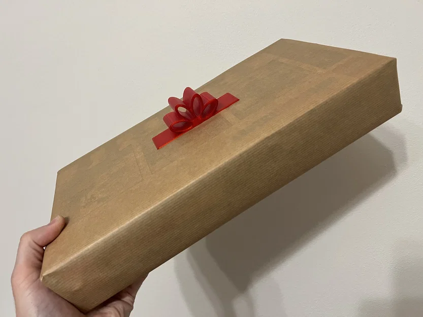 Mẫu nơ trang trí hộp quà Gift Ribbon in 3D đẹp mắt - Image 1