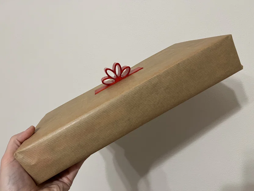 Mẫu nơ trang trí hộp quà Gift Ribbon in 3D đẹp mắt - Image 3
