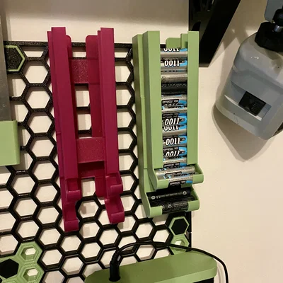 Giá treo pin 2 trong 1 cho Honeycomb Storage Wall - HSW battery dispenser