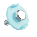 Núm vặn bu-lông (Bolt Knob) dùng bu-lông M8 - Thumbnail 7