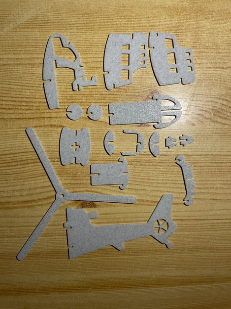 Helicopter Kit Card – Bộ kit trực thăng lắp ráp - Image 3
