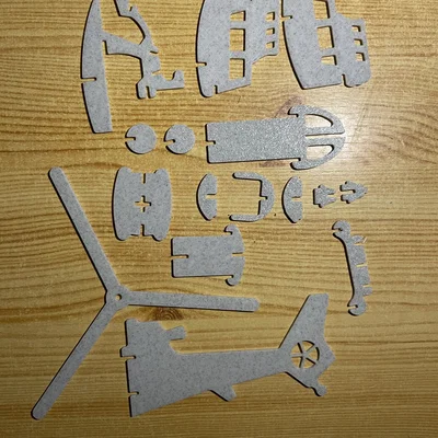 Helicopter Kit Card – Bộ kit trực thăng lắp ráp