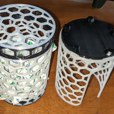 Hộp & Ống Trụ Lưới Hex Mesh (Hex Mesh Containers and Cylinders)