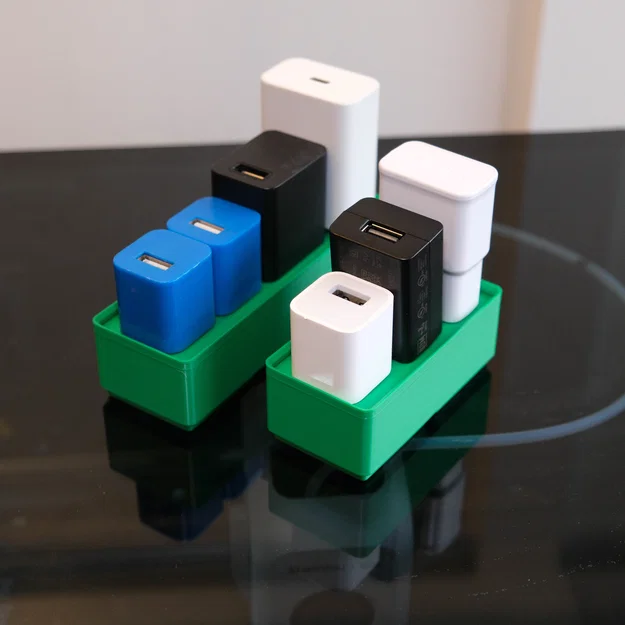 Khay đựng củ sạc chuẩn Gridfinity - Sắp xếp bàn làm việc gọn gàng - Image 1