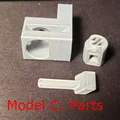 Voron 0.2 - LazyCams - Idlers khóa không cần tool (cho Top hat) - Thumbnail 4