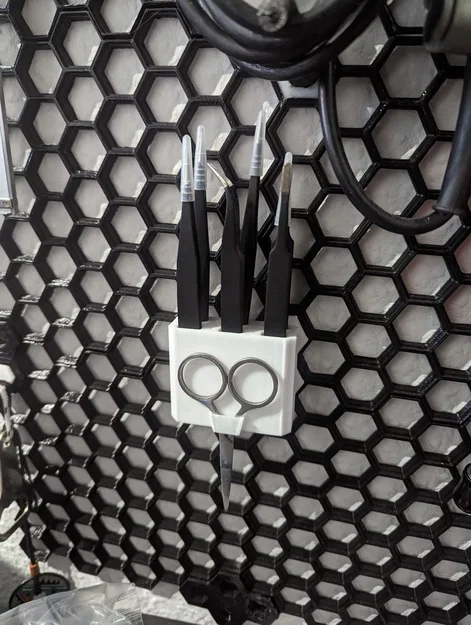 Giá treo nhíp và kéo đa năng cho Honeycomb Storage Wall (HSW) - Image 1