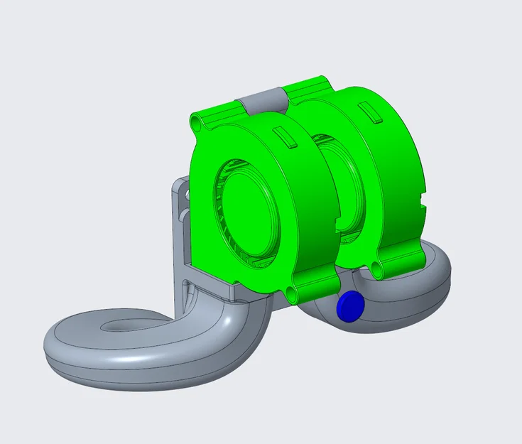 Ống dẫn gió 2 quạt 5015 cho Sidewinder X2 (Sidewinder X2 5015 Dual Fan Duct) - Image 7