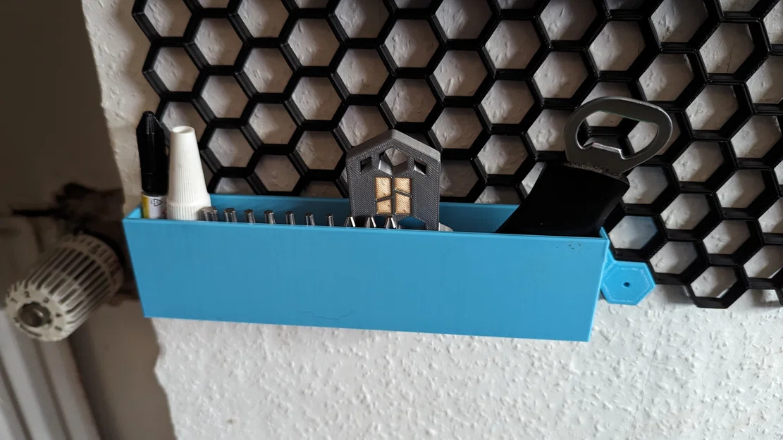 Khay đựng đồ HSW Honeycomb gắn tường - Giải pháp lưu trữ thông minh - Image 1