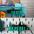 Bộ organizer kẹp (clip-on) cho xe đẩy Ikea Raskog / Rashult - Thumbnail 5