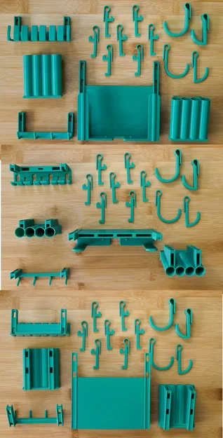Bộ organizer kẹp (clip-on) cho xe đẩy Ikea Raskog / Rashult - Image 6