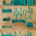Bộ organizer kẹp (clip-on) cho xe đẩy Ikea Raskog / Rashult - Thumbnail 6