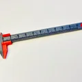 Thước kẹp mini 10cm - Công cụ đo lường nhỏ gọn cho người làm 3D - Thumbnail 2