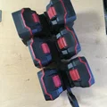 Giá treo pin Parkside X20 (lưu trữ 6 viên) in 3D gọn gàng - Thumbnail 2