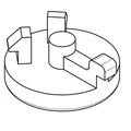 Nút Bấm Thay Thế Cho Máy Vặn Vít Bosch GO2 - File In 3D - Thumbnail 2