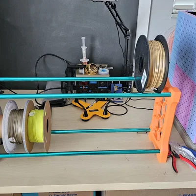 Giá treo cuộn nhựa 3D Filament Rack tùy chỉnh cho thanh 16mm